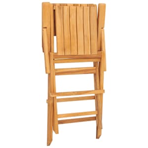 Skládací zahradní židle 2 ks 55x61x90 cm masivní teakové dřevo - obrázek 6