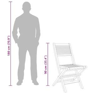 Skládací zahradní židle 2 ks 47x62x90 cm masivní teakové dřevo - obrázek 9