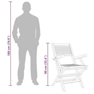 Skládací zahradní židle 2 ks 55x62x90 cm masivní teakové dřevo - obrázek 9