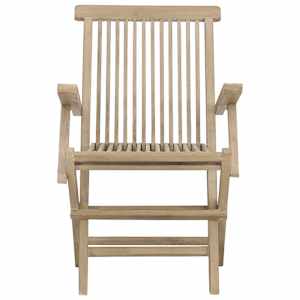 Skládací zahradní židle 2 ks šedé 56 x 61 x 89 cm masivní teak - obrázek 4
