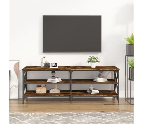 vidaXL Έπιπλο Τηλεόρασης Καπνιστή Δρυς 140x40x50 εκ Επεξεργασμένο Ξύλο