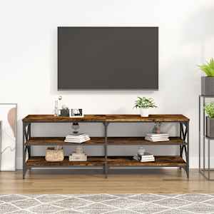 vidaXL Έπιπλο Τηλεόρασης Καπνιστή Δρυς 140x40x50 εκ Επεξεργασμένο Ξύλο