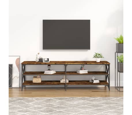 vidaXL Έπιπλο Τηλεόρασης Καπνιστή Δρυς 160x40x50 εκ. Επεξ. Ξύλο
