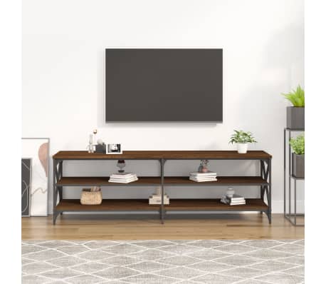 vidaXL TV skapītis, 160x40x50 cm, inženierijas koks, ozolkoka krāsa