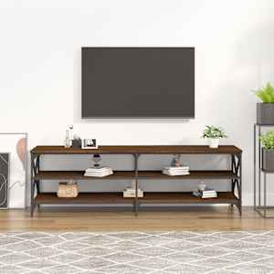 TV skříňka hnědý dub 160 x 40 x 50 cm kompozitní dřevo - obrázek 3