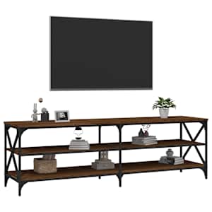 TV skříňka hnědý dub 160 x 40 x 50 cm kompozitní dřevo - obrázek 4