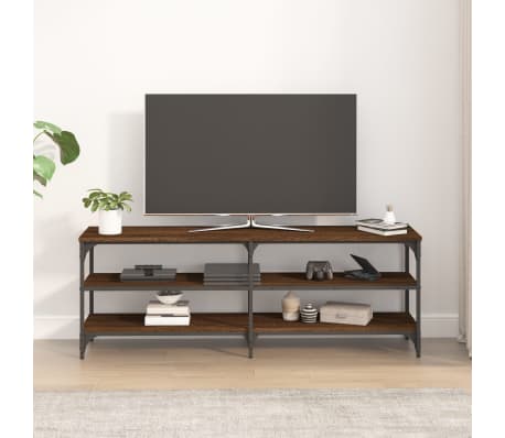 vidaXL Televizoriaus spintelė, ruda ąžuolo, 140x30x50cm, mediena