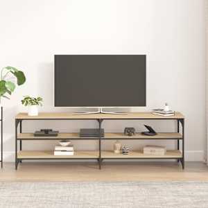 TV skříňka dub sonoma 160 x 30 x 50 cm kompozitní dřevo - obrázek 3