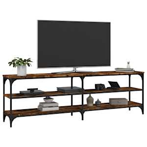 TV skříňka kouřový dub 160 x 30 x 50 cm kompozitní dřevo - obrázek 4