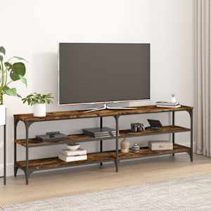 TV skříňka kouřový dub 160 x 30 x 50 cm kompozitní dřevo - obrázek 1