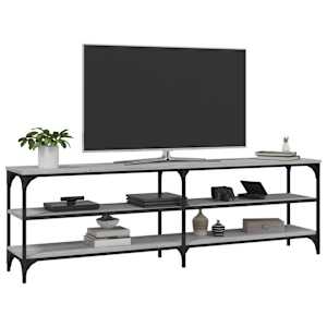 TV skříňka šedá sonoma 160 x 30 x 50 cm kompozitní dřevo - obrázek 4
