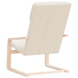 Relaxační židle krémová textil - obrázek 6