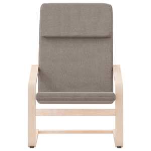 Relaxační židle taupe textil - obrázek 4