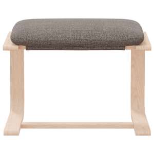 Podnožka taupe 51 x 41 x 40 cm textil - obrázek 4