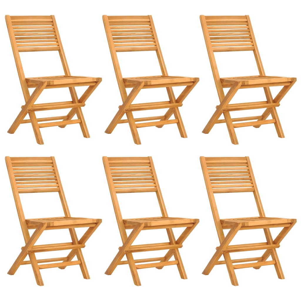 Thumbnail - vidaXL 7-tlg. Garten-Essgruppe Massivholz Teak