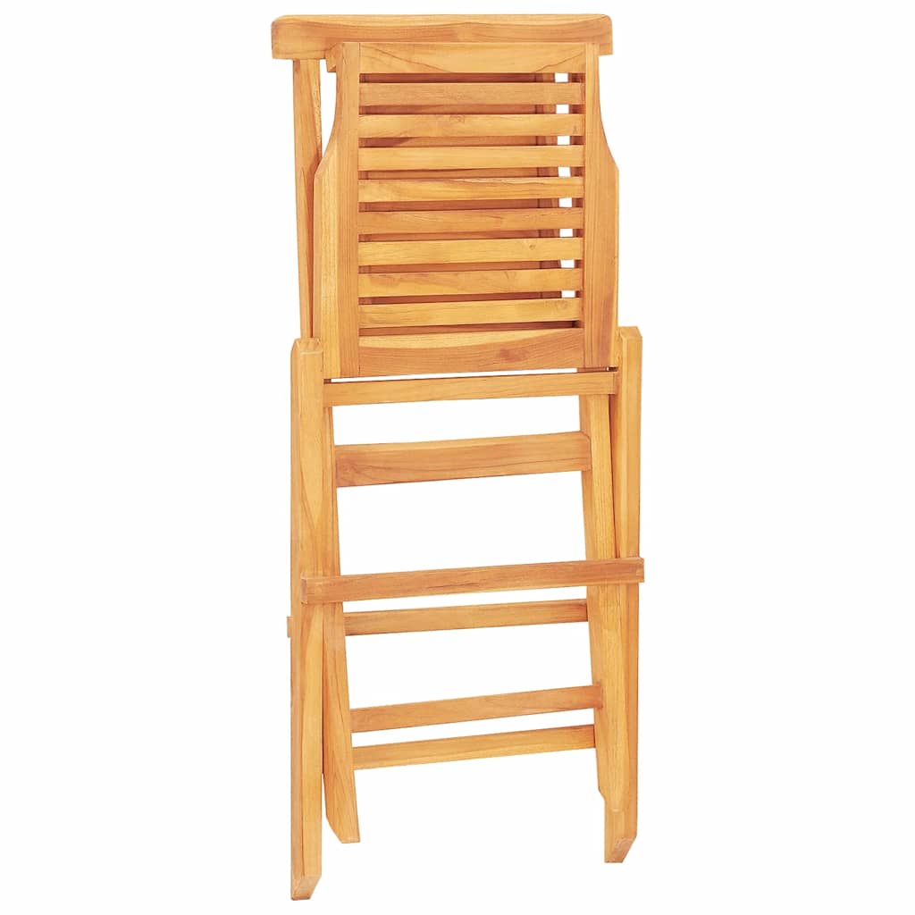 E-shop vidaXL Skladacie záhradné stoličky 6 ks 47x63x90 tíkový masív