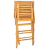 vidaXL Kokkupandavad toolid 6 tk 56x63x90 cm, t&auml;ispuit, tiikpuu