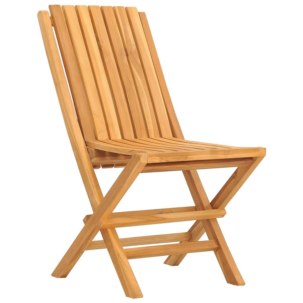 Thumbnail - vidaXL Gartenstühle 6 Stk. Klappbar 47x47x89 cm Massivholz Teak