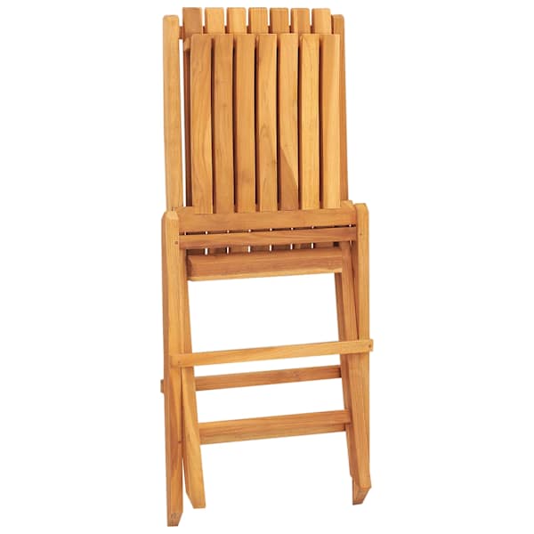 vidaXL Kokkupandavad toolid 8 tk 47x47x89 cm, t&auml;ispuit, tiikpuu