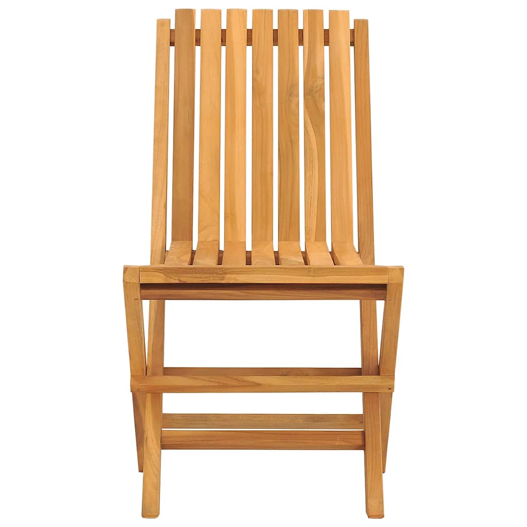 Thumbnail - vidaXL Gartenstühle 8 Stk. Klappbar 47x47x89 cm Massivholz Teak
