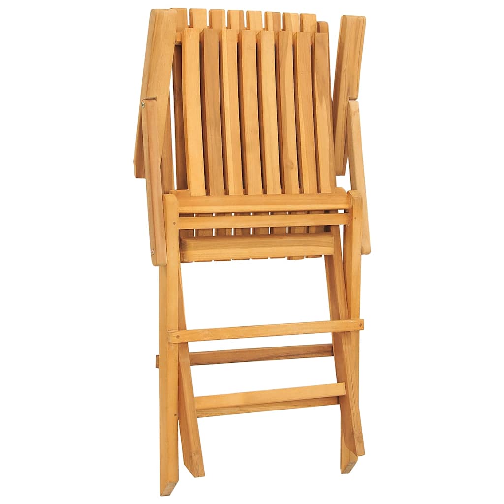 vidaXL Skládací zahradní židle 8 ks 61x67x90 cm masivní teakové dřevo