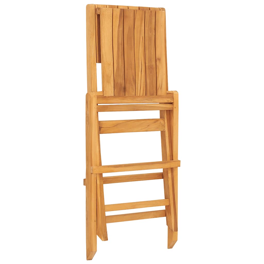 vidaXL Skládací zahradní židle 4 ks 47x61x90 cm masivní teakové dřevo