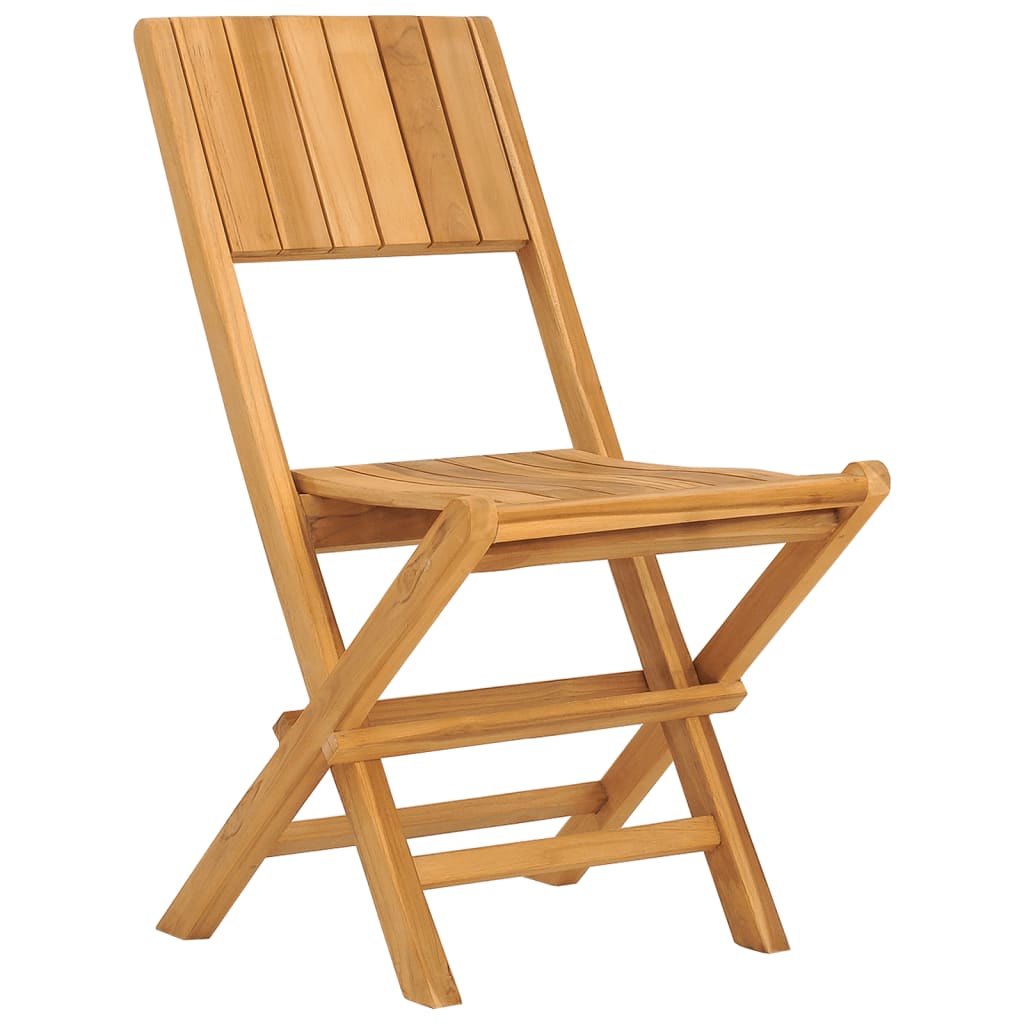Thumbnail - vidaXL Gartenstühle 4 Stk. Klappbar 47x61x90 cm Massivholz Teak