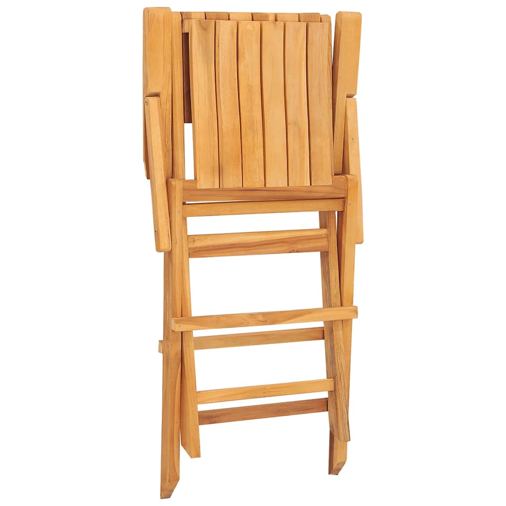 vidaXL Skládací zahradní židle 6 ks 55x61x90 cm masivní teakové dřevo