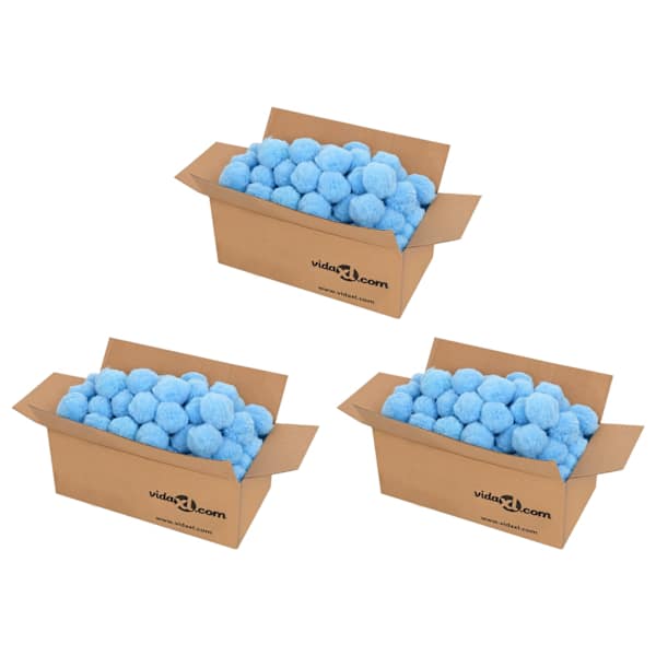 vidaXL antibakteriaalsed basseini filterpallid, sinine, 2100 g, PE