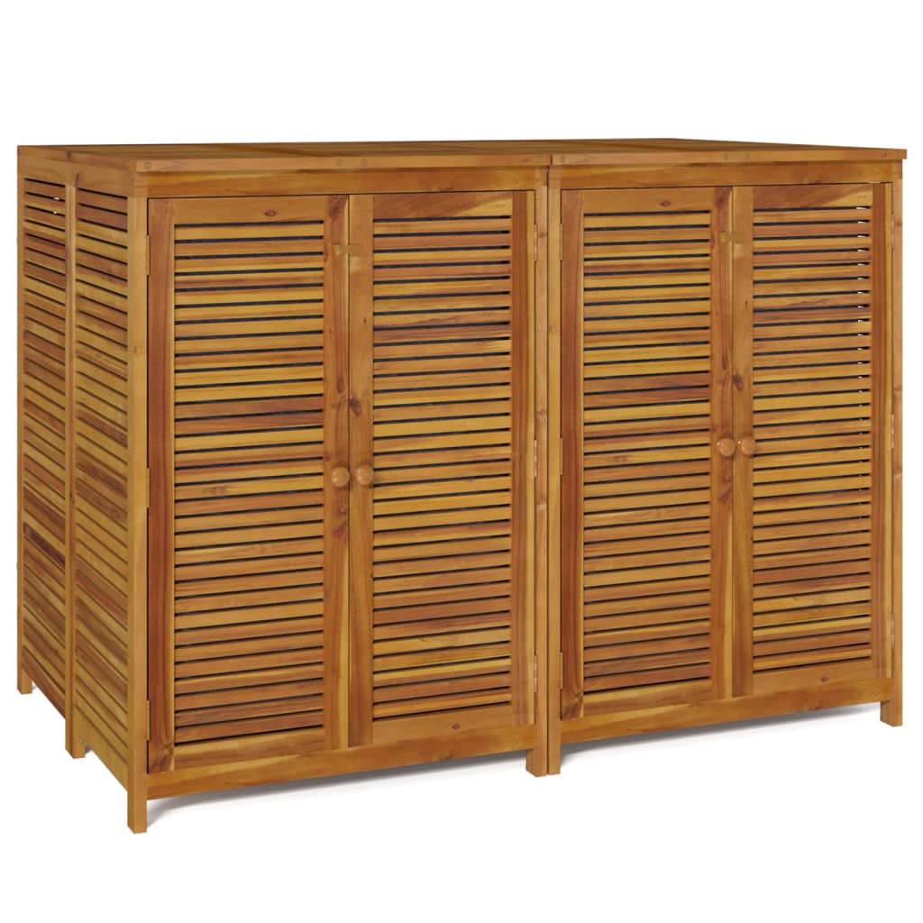 Image of vidaXL Garden Storage Box 140x87x104 cm Solid Wood Acacia