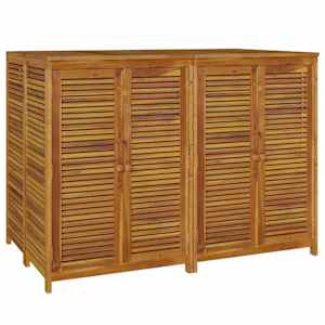 Zahradní úložný box 140 x 87 x 104 cm masivní akáciové dřevo - obrázek 3