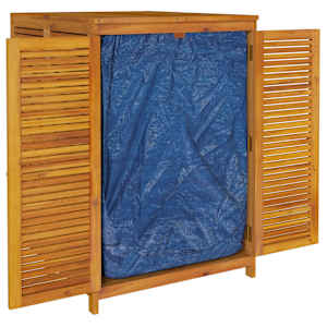 Zahradní úložný box 140 x 87 x 104 cm masivní akáciové dřevo - obrázek 5