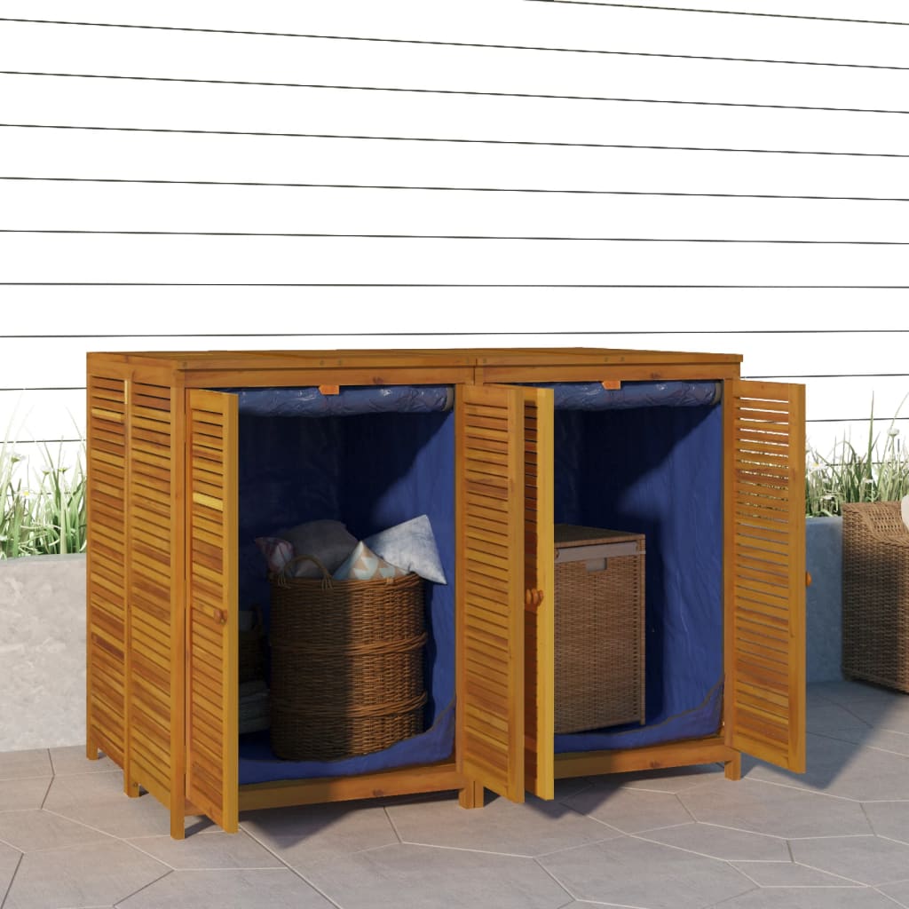 vida XL Gartenbox 140x 87x 104 cm Massivholz Akazie