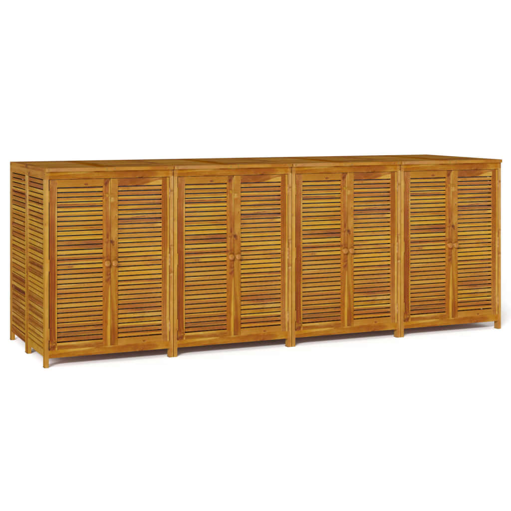 Image of vidaXL Garden Storage Box 280x87x104 cm Solid Wood Acacia
