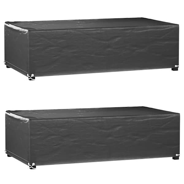 vidaXL aiam&ouml;&ouml;blikatted,2 tk, 8 aasaga, 125 x 70 x 35 cm, ristk&uuml;lik