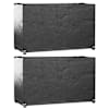 vidaXL aiam&ouml;&ouml;blikatted,2 tk, 8 aasaga, 125 x 55 x 75 cm, ristk&uuml;lik