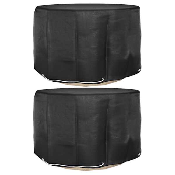 vidaXL aiam&ouml;&ouml;bli katted 2 tk, 6 aasaga, &Oslash;125 x 75 cm, &uuml;mmargune