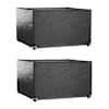 vidaXL aiam&ouml;&ouml;bli katted 2 tk, 8 aasaga, 132 x 132 x 80 cm, kandiline