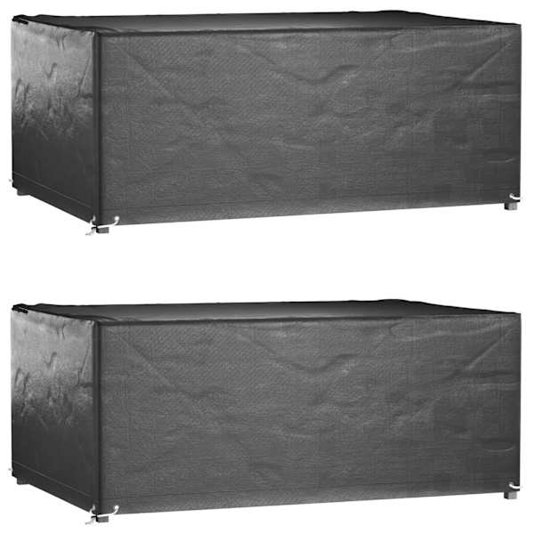 vidaXL aiam&ouml;&ouml;blikatted,2 tk, 8 aasaga, 180 x 122 x 75 cm, ristk&uuml;lik