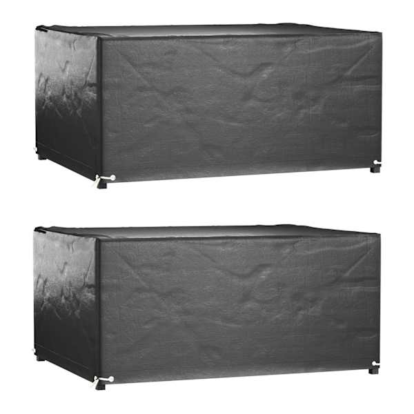 vidaXL aiam&ouml;&ouml;bli katted 2 tk, 8 aasaga, 180 x 135 x 80 cm, ristk&uuml;lik