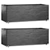 vidaXL aiam&ouml;&ouml;blikatted,2 tk, 8 aasaga, 192 x 82 x 65 cm, ristk&uuml;lik