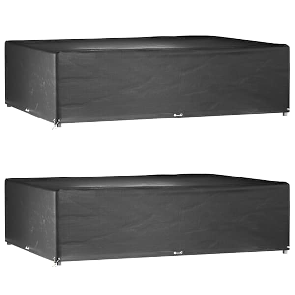 vidaXL aiam&ouml;&ouml;blikatted,2 tk, 16 aasaga, 300 x 200 x 75 cm, ristk&uuml;lik