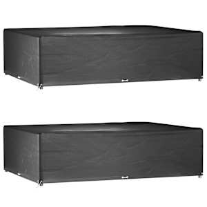 Prevleka za vrtno pohištvo 2 kosa 300x200x75 cm pravokotna