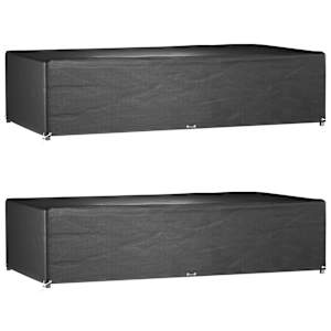 Prevleka za vrtno pohištvo 2 kosa 315x160x75 cm pravokotna