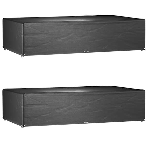 vidaXL aiam&ouml;&ouml;blikatted,2 tk, 12 aasaga, 315 x 180 x 75 cm, ristk&uuml;lik