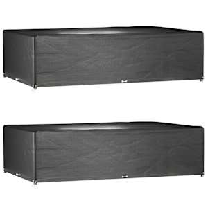 Prevleka za vrtno pohištvo 2 kosa 325x205x90 cm pravokotna