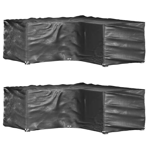 vidaXL L-kujulised aiam&ouml;&ouml;bli katted, 12 aasaga, 185 x 185 x 70 cm
