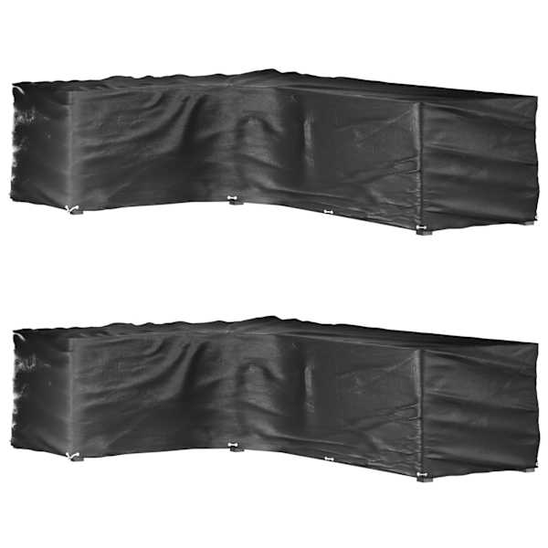 vidaXL L-kujulised aiam&ouml;&ouml;bli katted 2 tk, 18 aasaga, 220x285x80 cm