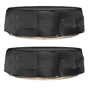 Prevleka za ležalnik 2 kosa 10 obročkov Ø236x67 cm okrogla