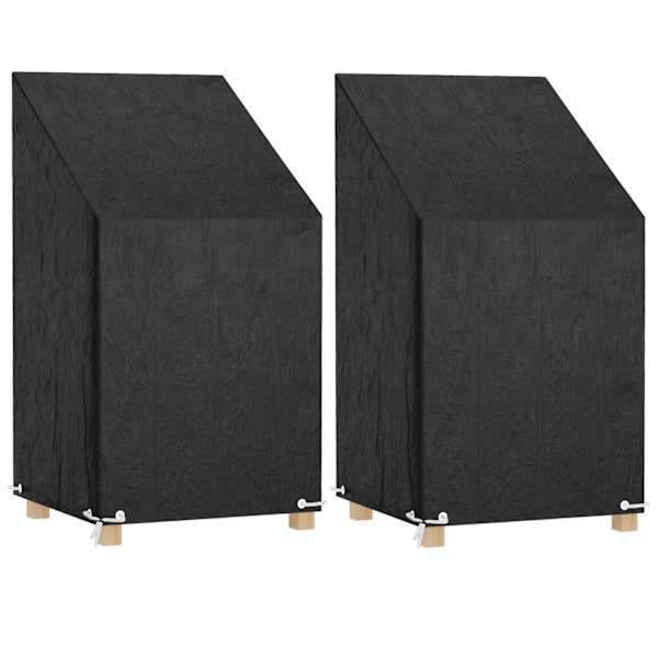 vidaXL aiatoolide katted 2 tk, 8 aasaga, 65x65x80/120 cm, pol&uuml;et&uuml;leen